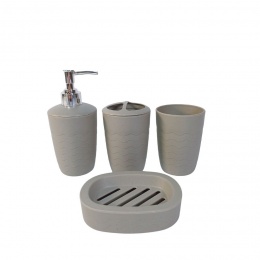 SETX4 BAÑO GRIS ONDAS