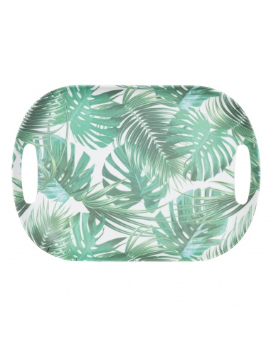 BANDEJA OVAL HOJAS SURTIDA 32X24CM...