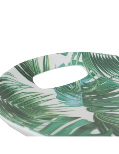 BANDEJA OVAL HOJAS SURTIDA 32X24CM...