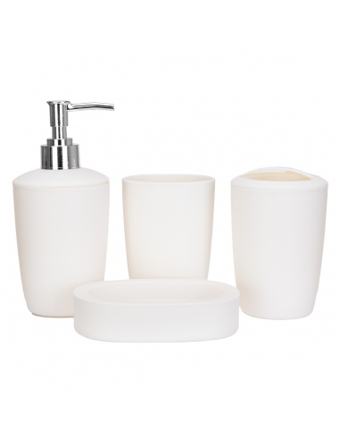 Set x4 Accesorios de Baño Ivory –...