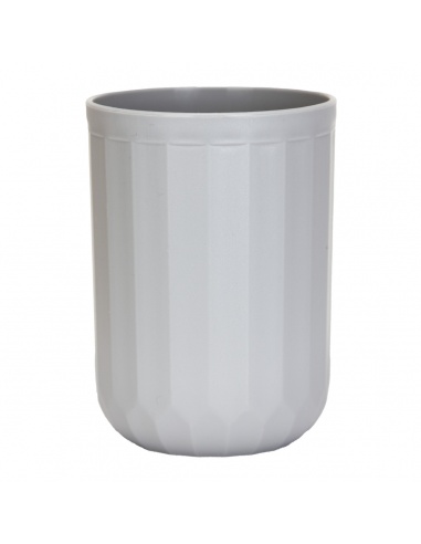 Set x4 Accesorios de Baño Gris Rayas...