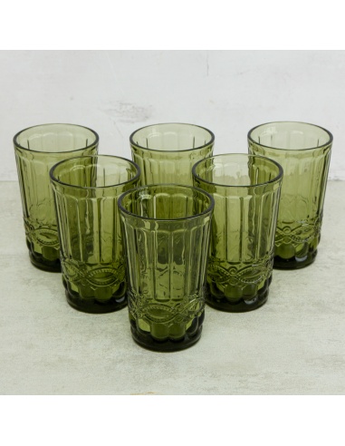 Set x6 Vasos Infinit Verde