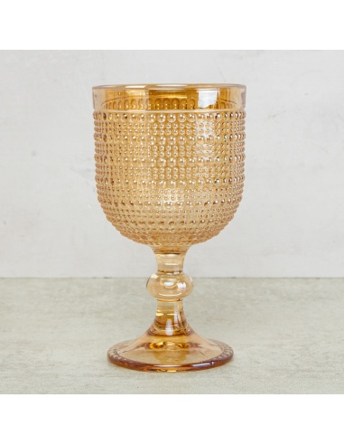 Set x6 Copas Vintage Ámbar – Vidrio...