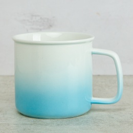 TAZA CELESTE 450ML CERAMICA