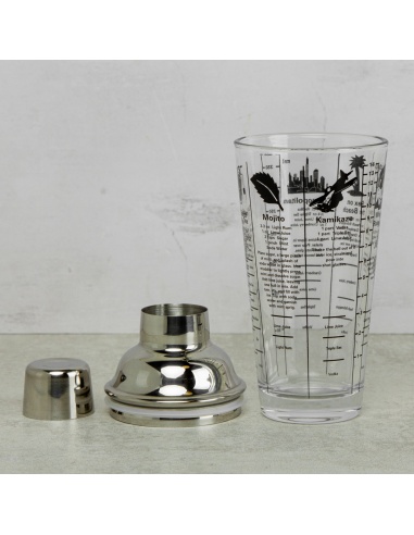 Coctelera con medidas para Tragos...