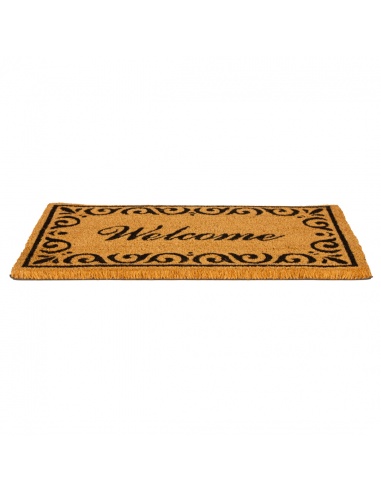 FELPUDO WELCOME DECO 40X60 CM COCO/GOMA