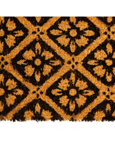 FELPUDO FLOR 25X75 CM COCO/PVC