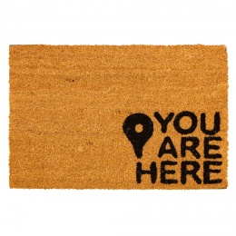 FELPUDO YOU ARE HERE 40X60...