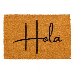 FELPUDO HOLA 40X60 CM COCO/PVC