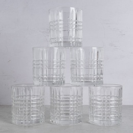 SETX6 VASOS PLAID 350ML....