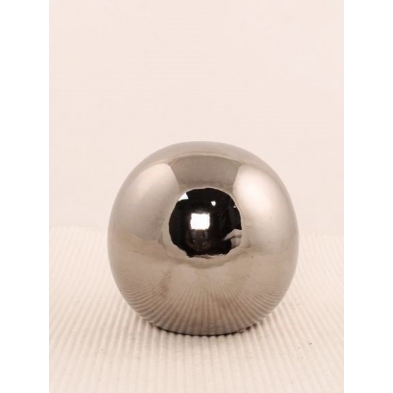 ESFERA PLATA  D.10 CM CERAMICA